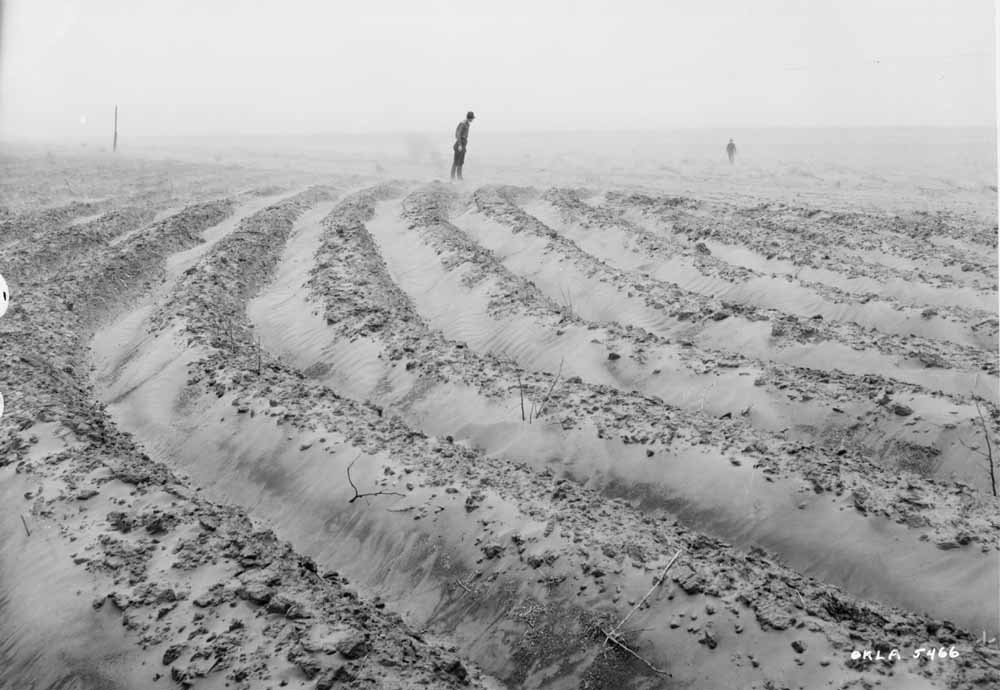 The problem of soil erosion during the dust bowl of 1930s